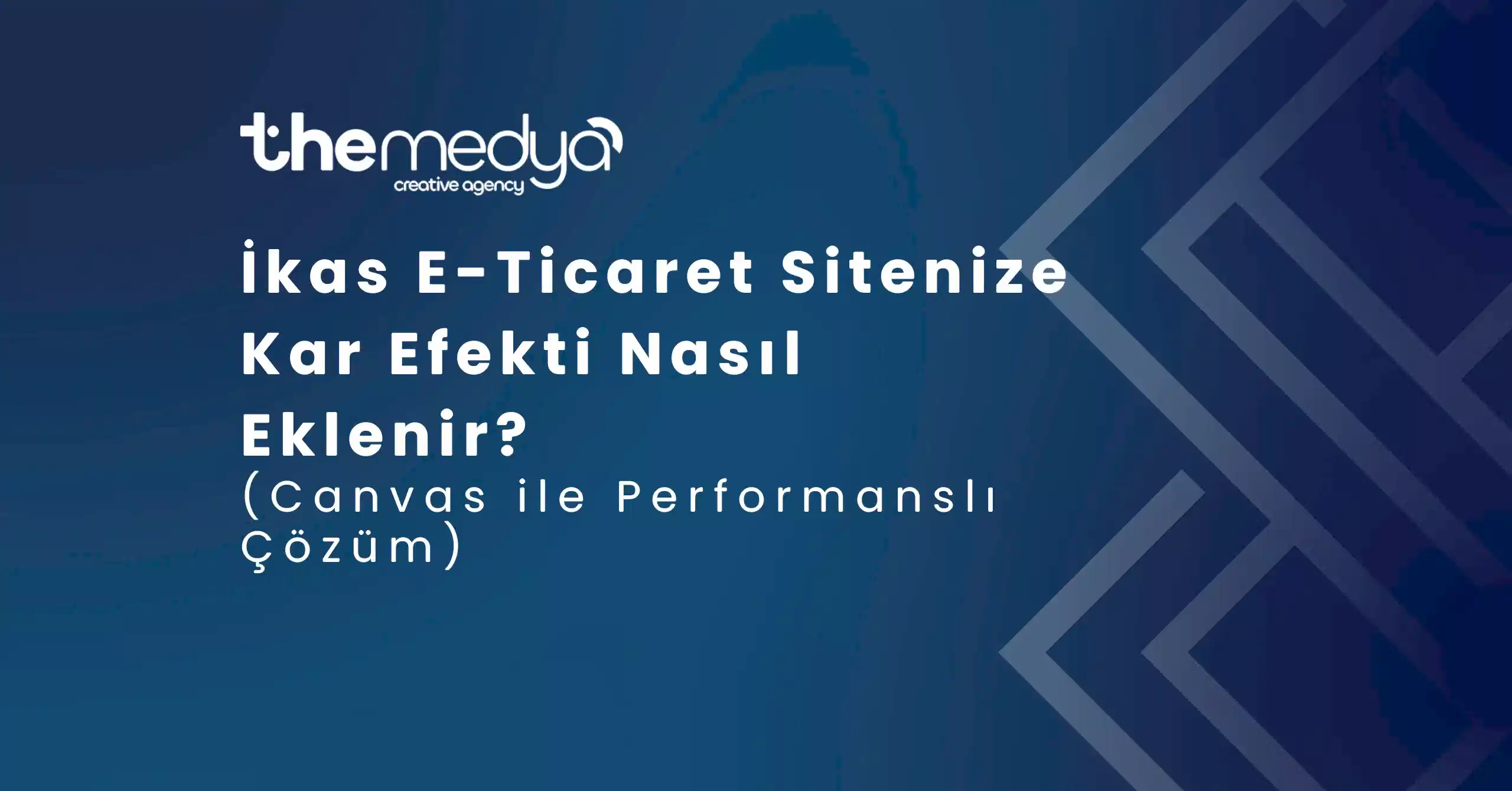 İkas E-Ticaret Sitenize Kar Efekti Nasıl Eklenir? (Canvas ile Performanslı Çözüm)